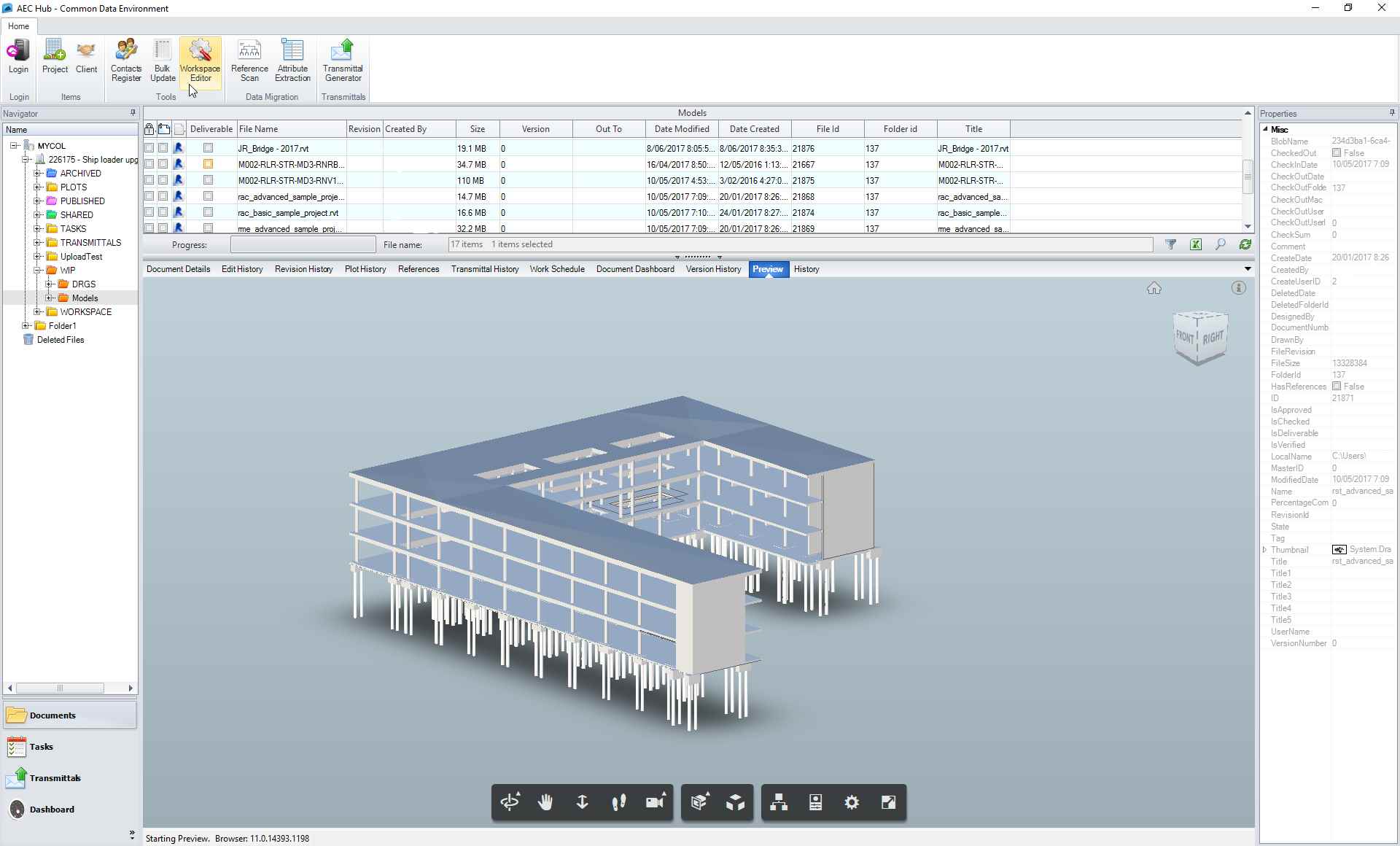 AEC Hub Preview